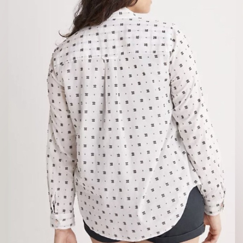 Anthropologie Maeve Long Sleeve Button Down Top (22W) - Picture 3 of 6